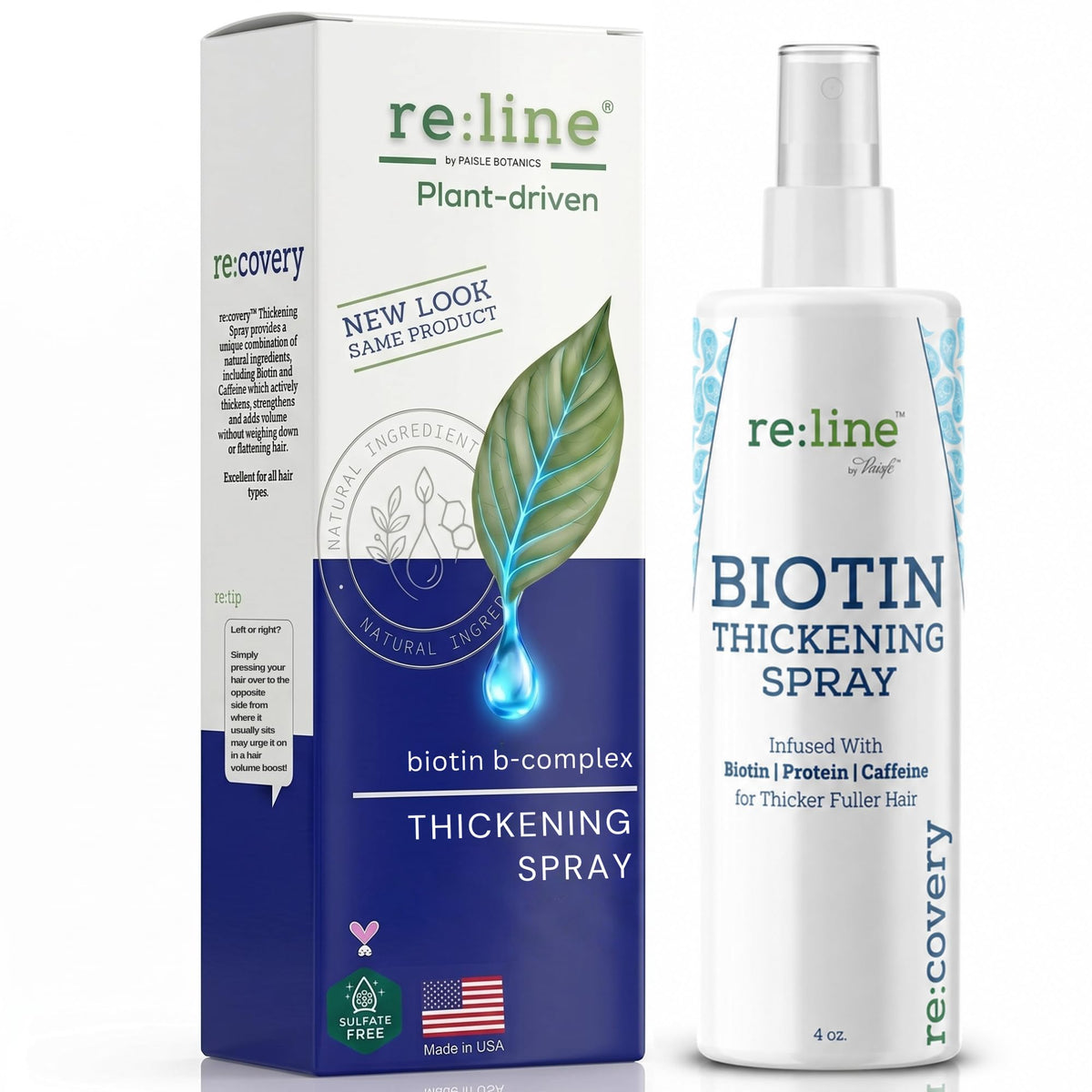 Biotin Hair Thickening and Growth Spray for Thinning and - Paisle Botanics Official Imagery - 2