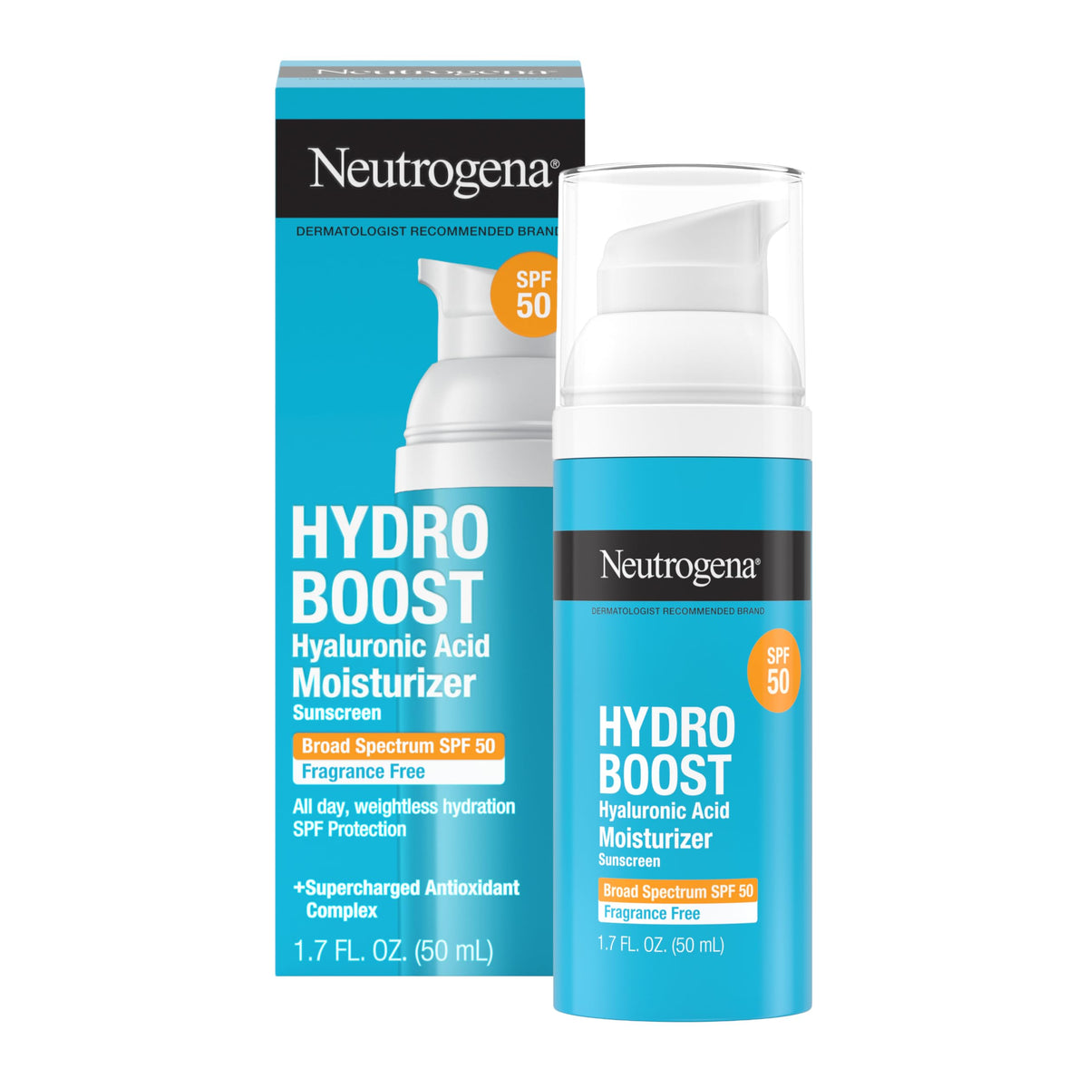 Neutrogena Hydro Boost Face Moisturizer SPF 50 1 7 fl oz