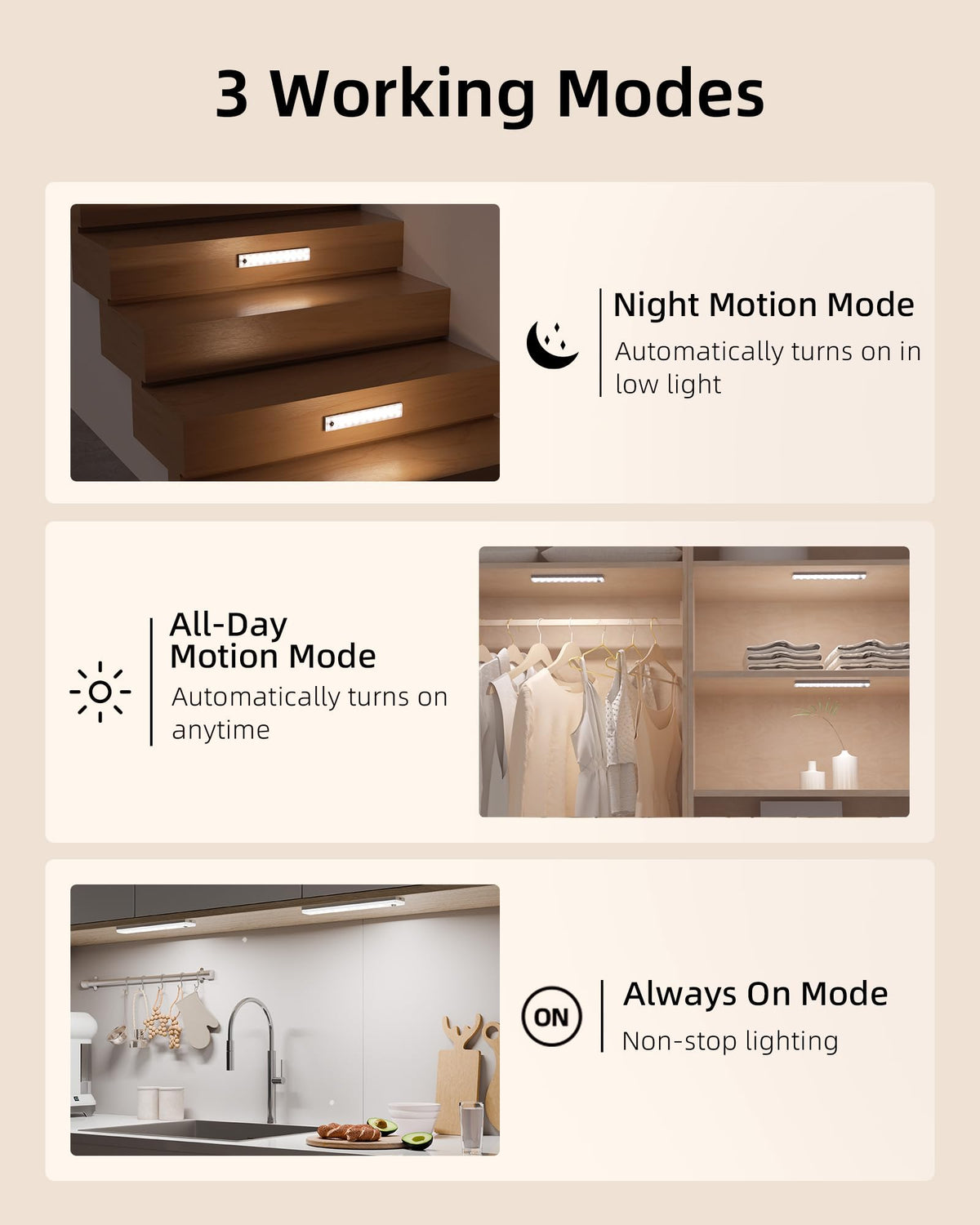 EZVALO Under Cabinet Lighting with Charging Station Motion - EZVALO Official Imagery - 8