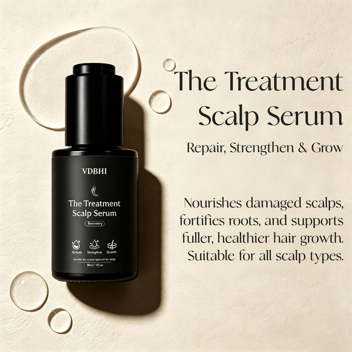 Hair Growth Serum Bundle for Women Men - VDBHI Official Imagery - 4
