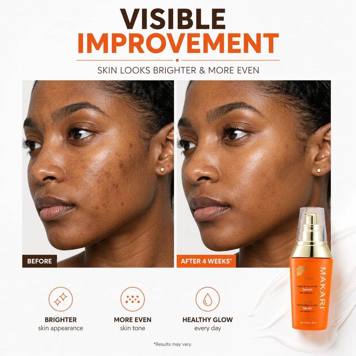 Makari Argan Carrot Oil Face Serum with Vitamins A E 1 7 Fl - MAKARI Official Imagery - 5