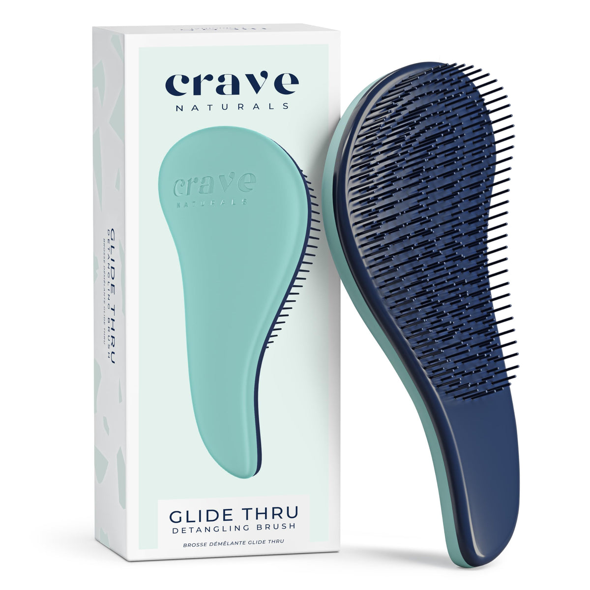 Crave Naturals Glide Thru Detangling Hairbrush that Glides – product photo (Hair Brushes)
