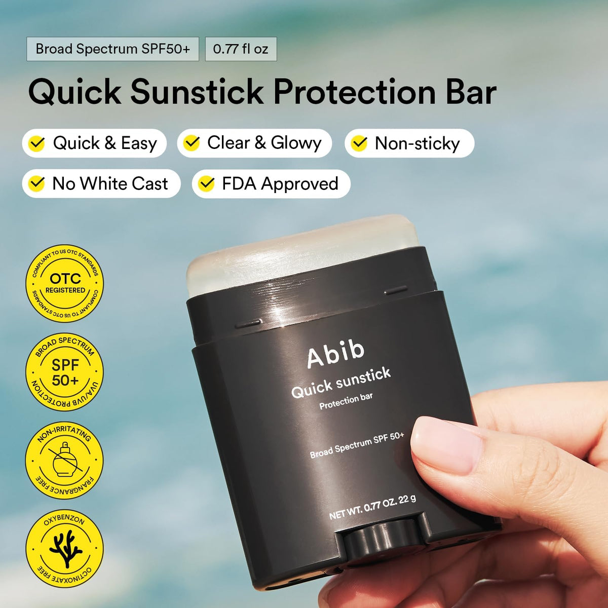 Abib Quick Sunstick Dewy Tinted Sunscreen Glow Tube Duo - Abib Official Imagery - 4
