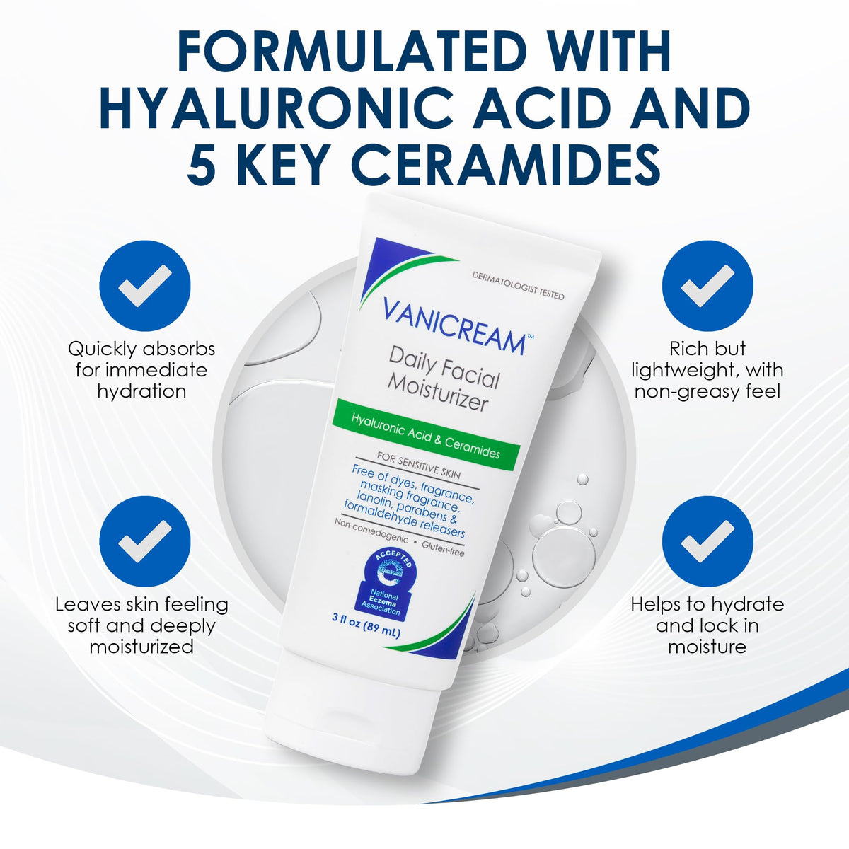 Vanicream Daily Facial Moisturizer Lightweight Non Greasy 3 – full view