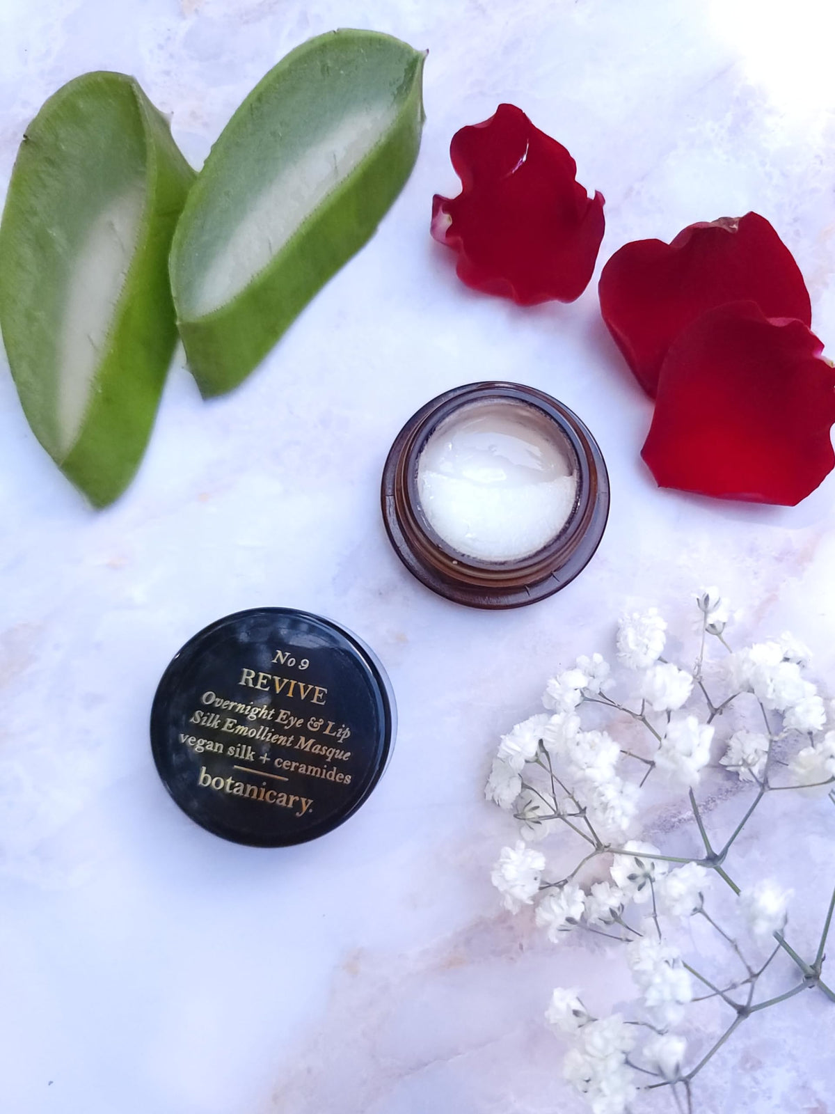 No 9 REVIVE Overnight Eye Lip Silk Emollient Masque - Botanicary Official Imagery - 3