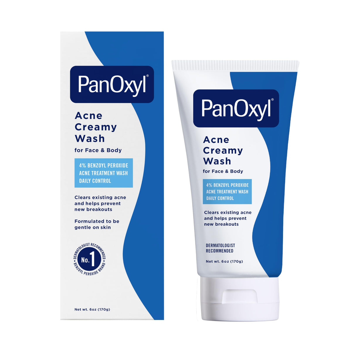 PanOxyl Antimicrobial Acne Creamy Wash 4 Benzoyl Peroxide 6