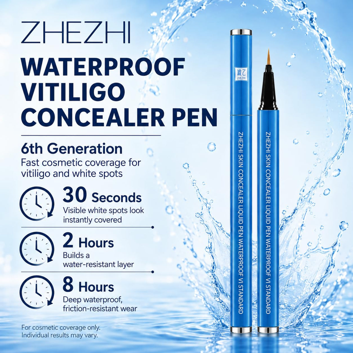 Vitiligo Concealer Pen 3 5g Waterproof 3 7 Days Face Body - ZHEZHI Official Imagery - 6