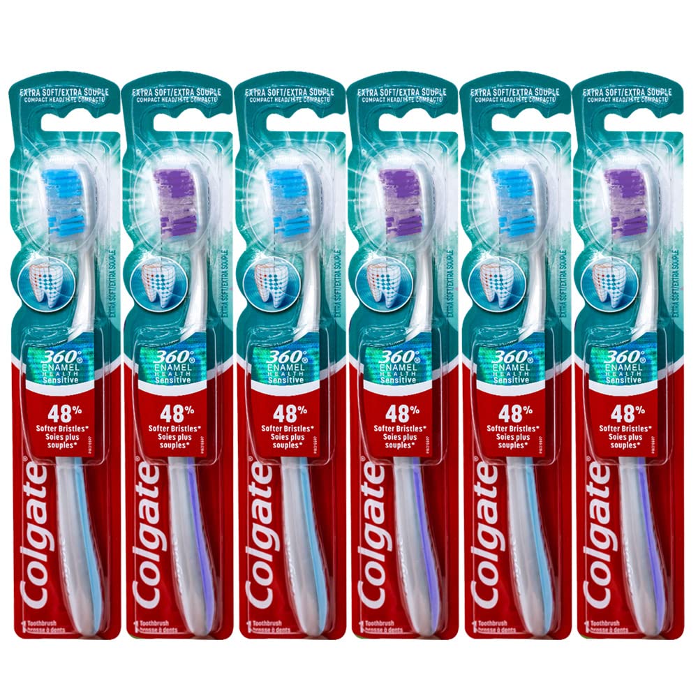 Colgate 360 Enamel Health Sensitive Toothbrush Compact Head – product photo (Manual Toothbrushes)
