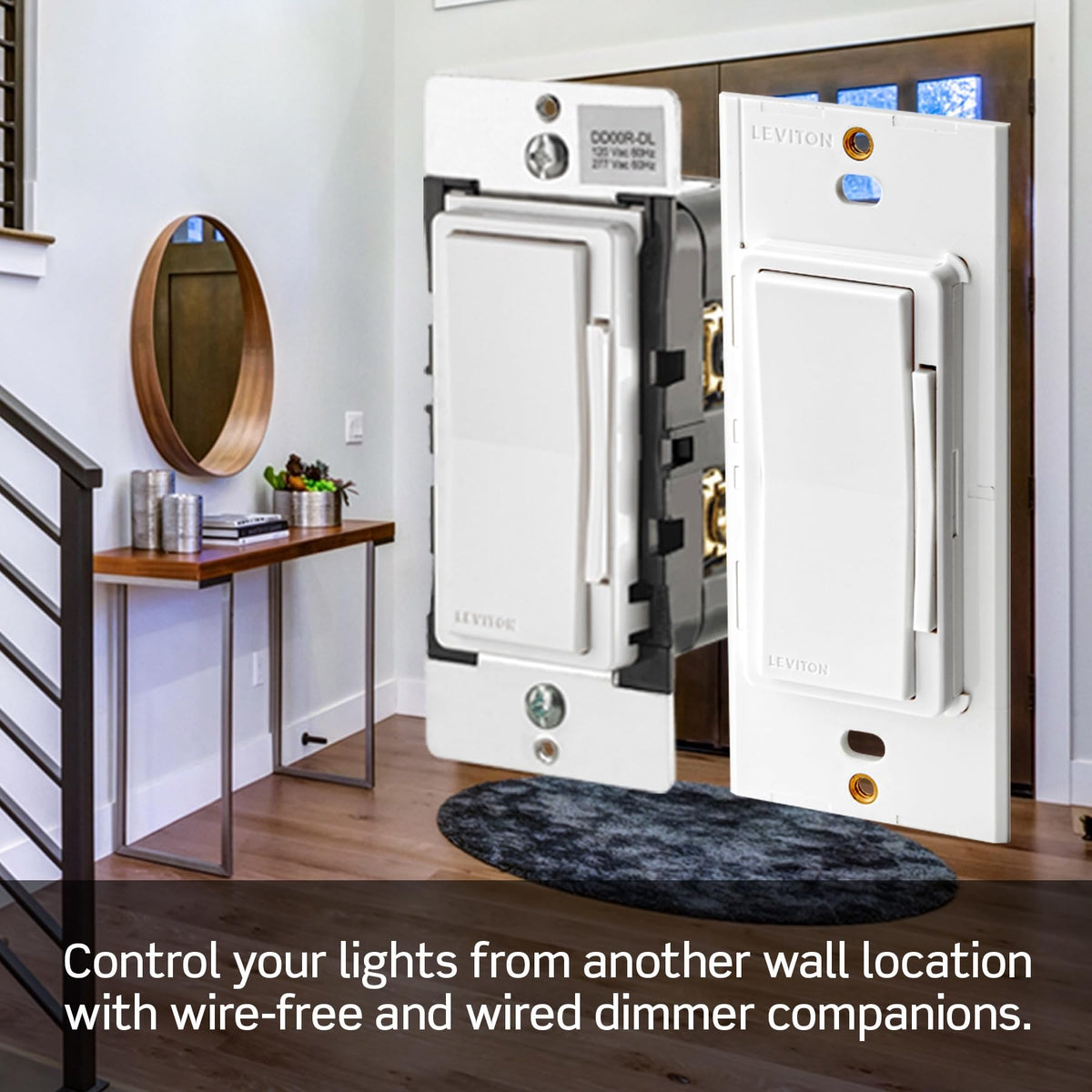 Leviton Decora Smart Dimmer Switch Wi Fi D36HD 1RW White - Leviton Official Imagery - 6