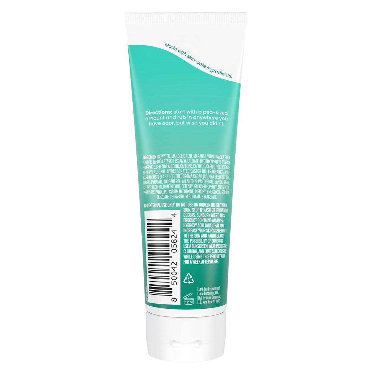 Lume Whole Body Deodorant – close-up detail