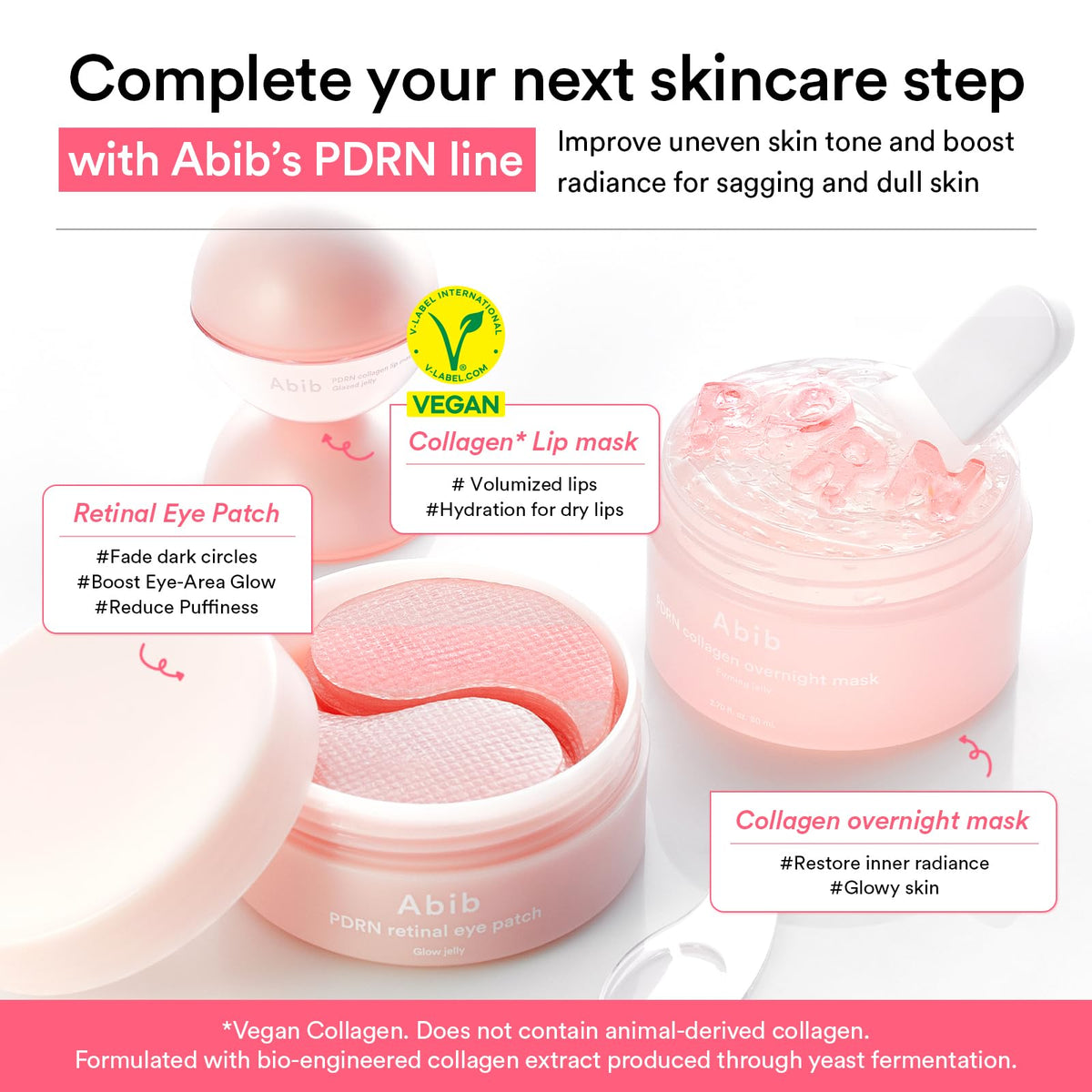 Abib Pink Me Up PDRN 3 Step Glow Kit - Abib Official Imagery - 3