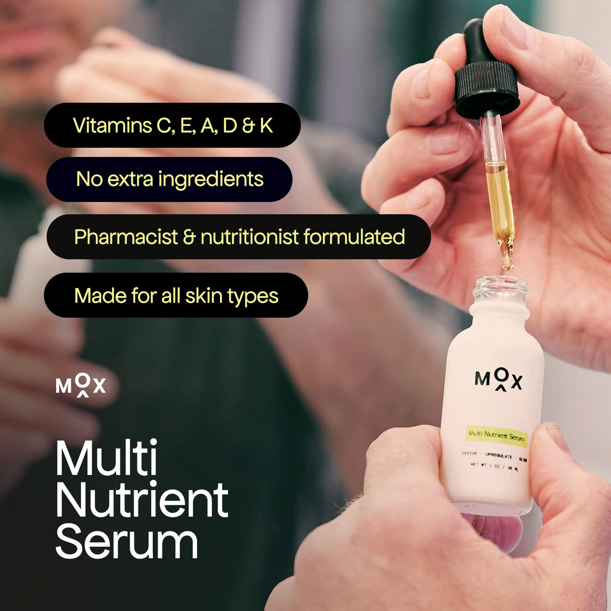 MOX Men s Multi Nutrient Serum 1 Fl Oz Hydrating Anti Aging - Mox Official Imagery - 6