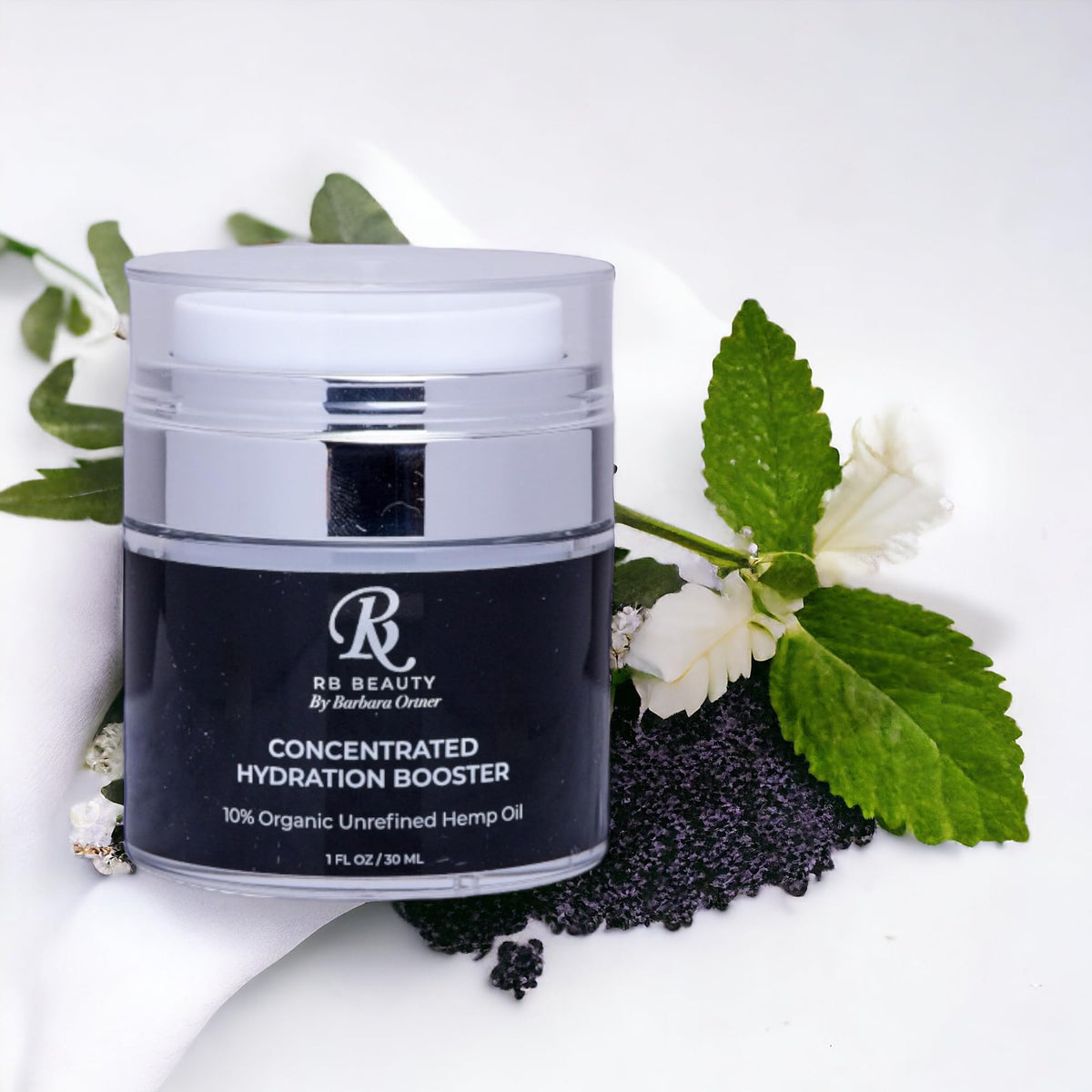 2 airless pumps of Concentrated Hydration Booster for - RB BEAUTY INC Official Imagery - 3