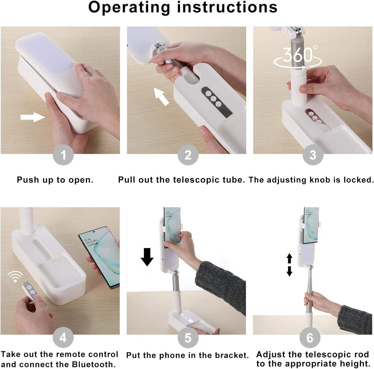 beyonday Foldable Phone Holder for Recording Selfie Stand - beyonday Official Imagery - 5