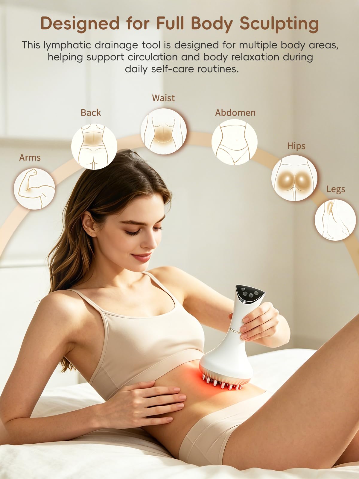 Lymphatic Drainage Massager for Body Body Massager with 4 - Teryva Official Imagery - 7