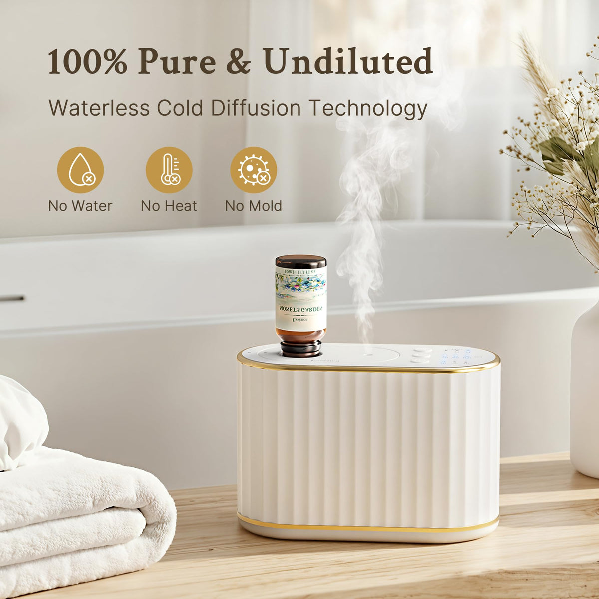 Waterless Diffuser for Home Essential Oil Diffuser Wireless - essenca Official Imagery - 3