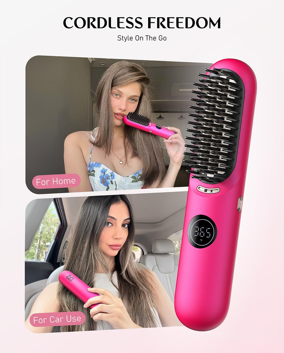 Fanttik Solo I10 APEX Portable Hair Straightener Brush - Fanttik Solo Official Imagery - 7