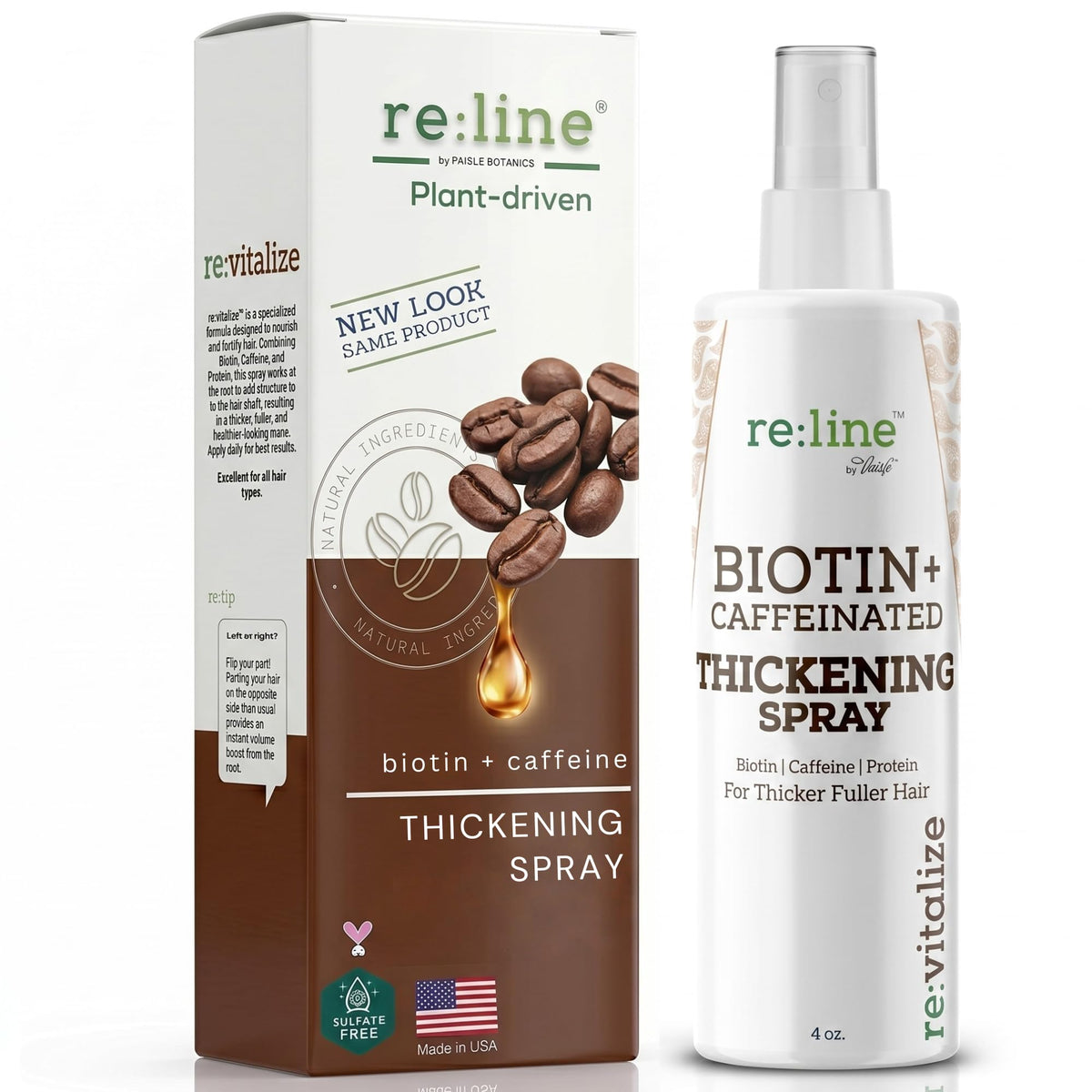 Biotin Hair Thickening Spray for Volume and Growth - Paisle Botanics Official Imagery - 2