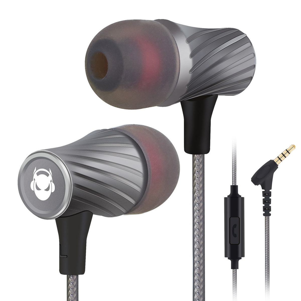MINDBEAST Wired Earbuds with Microphone Super Bass Passive Noise – product photo (Earbud Headphones)