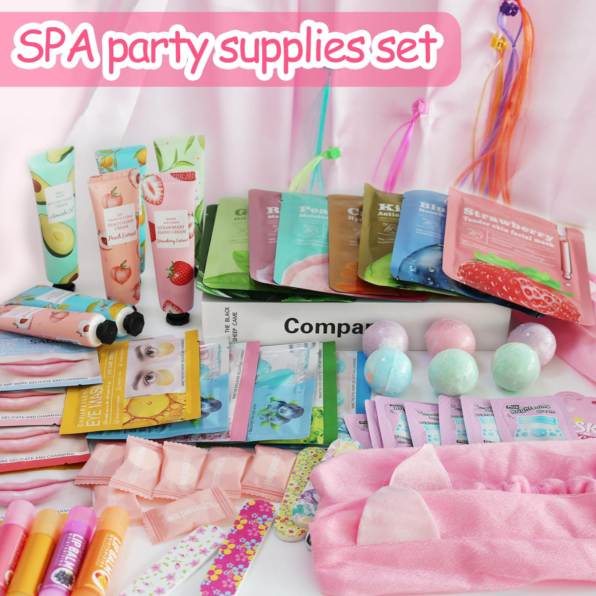156 Pcs Spa Party Supplies Bulk Gifts for Women Include - SSZS Official Imagery - 6