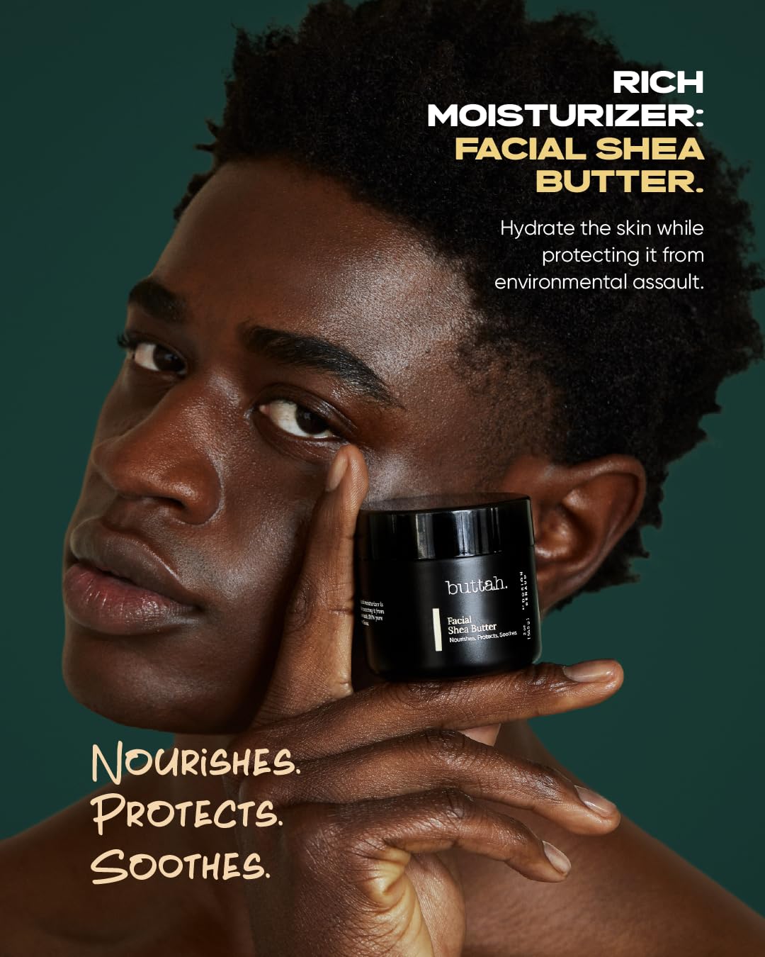 buttah. by Dorion Renaud Buttah Skin Facial Shea Butter 2oz – packaging and label