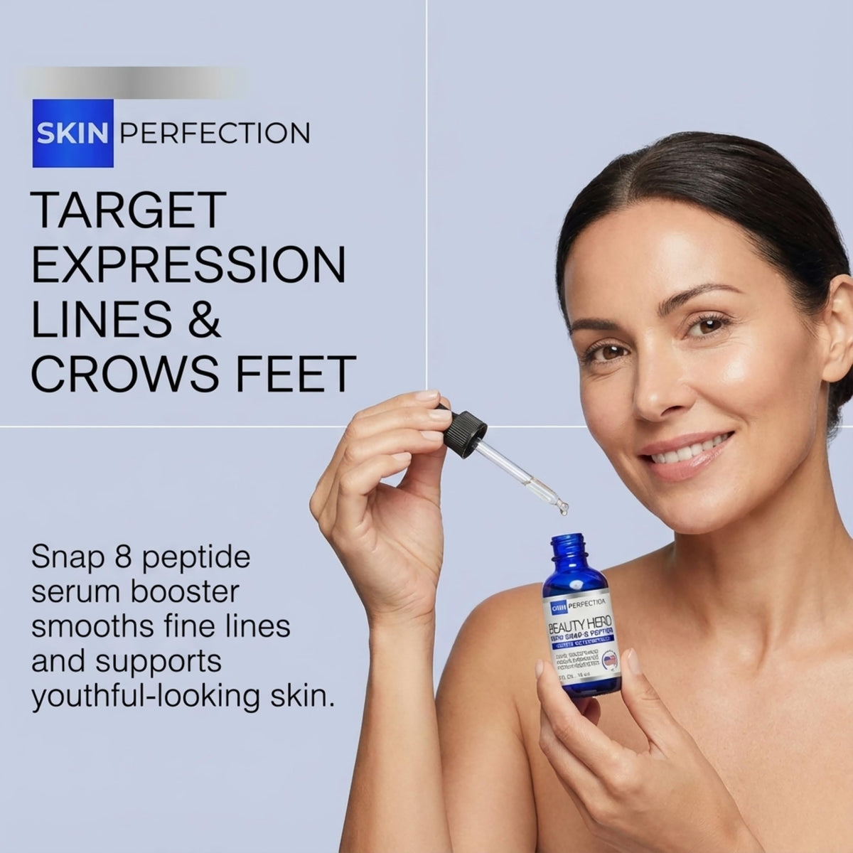 Snap 8 Peptide Serum for Face Custom 10 serums Anti Aging - Skin Perfection Official Imagery - 7