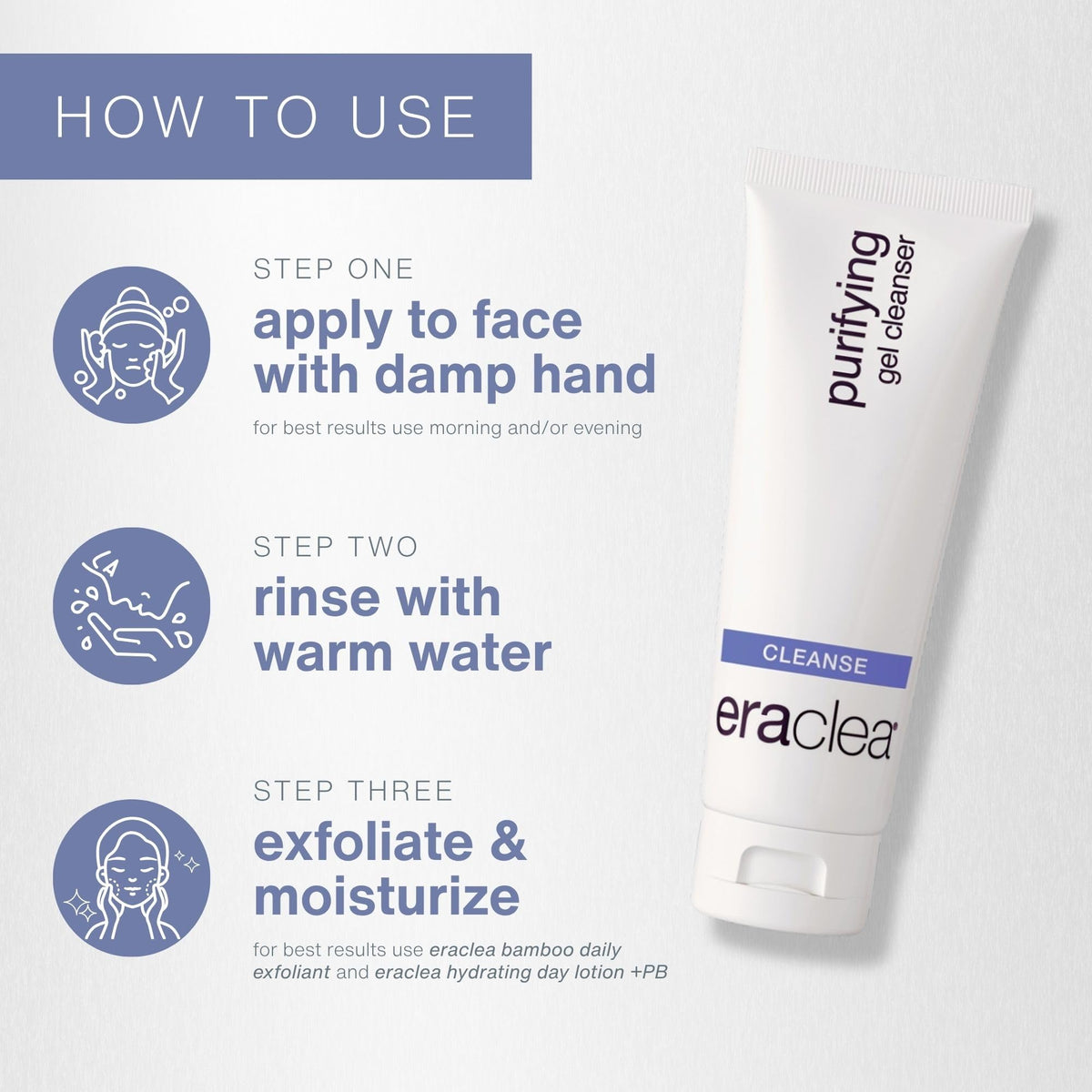 eraclea Purifying Gel Cleanser with Hyaluronic Acid and Aloe - eraclea Official Imagery - 5