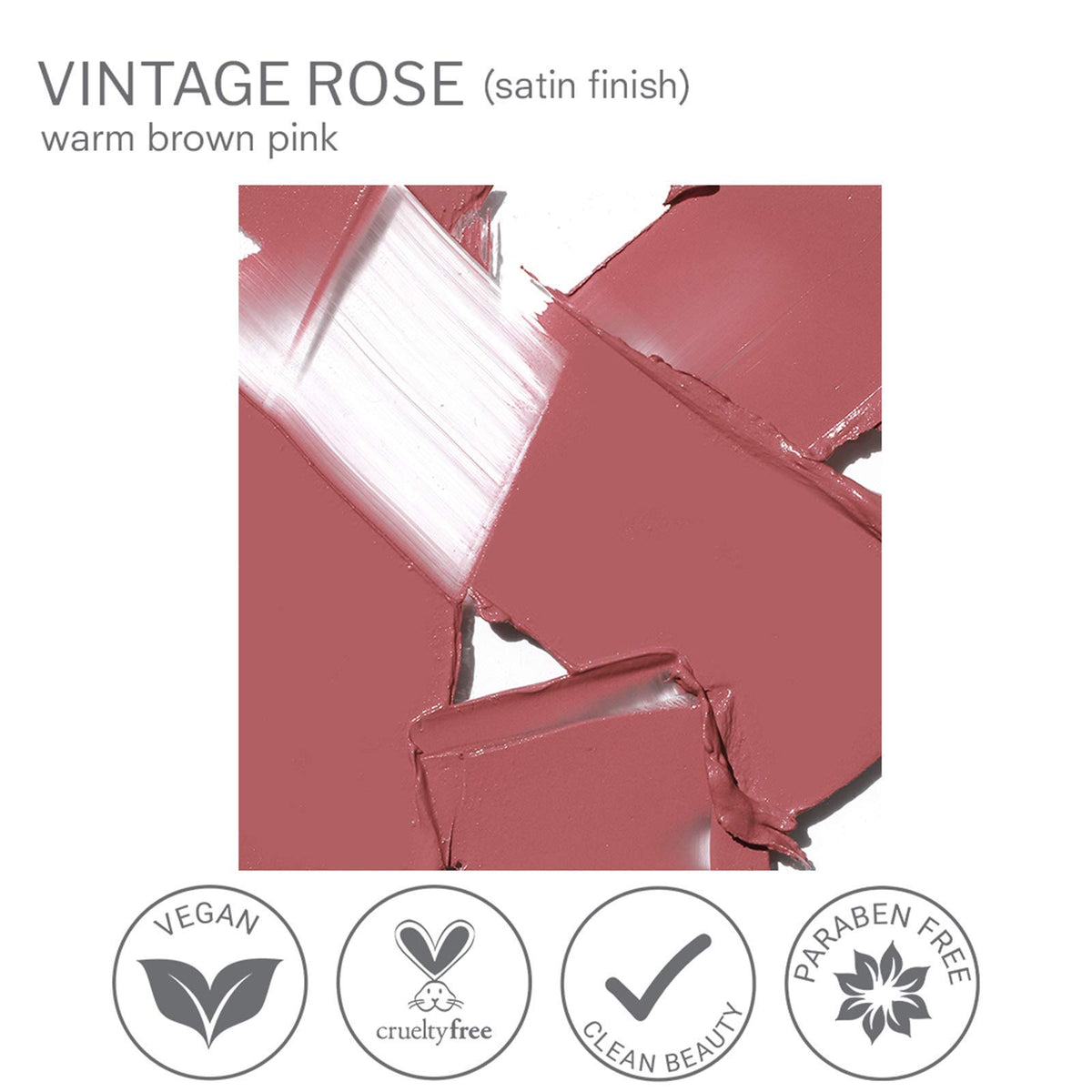 True Luscious Super Moisture Lipstick Shade Vintage Rose - True + Luscious Official Imagery - 3