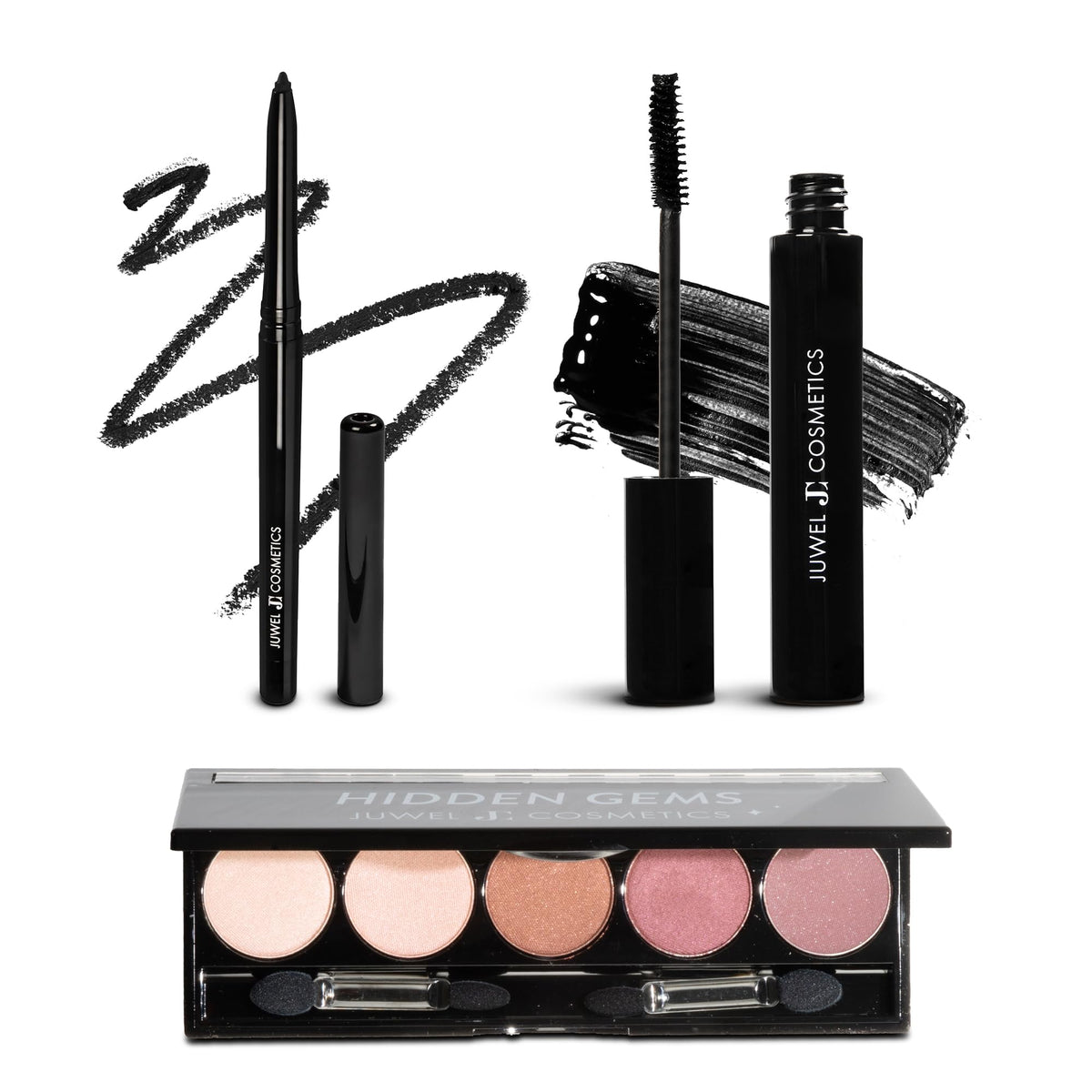 Juwel Cosmetics Eye Makeup Bundle Mascara Auto Eyeliner 5 - Juwel Cosmetics Official Imagery - 2