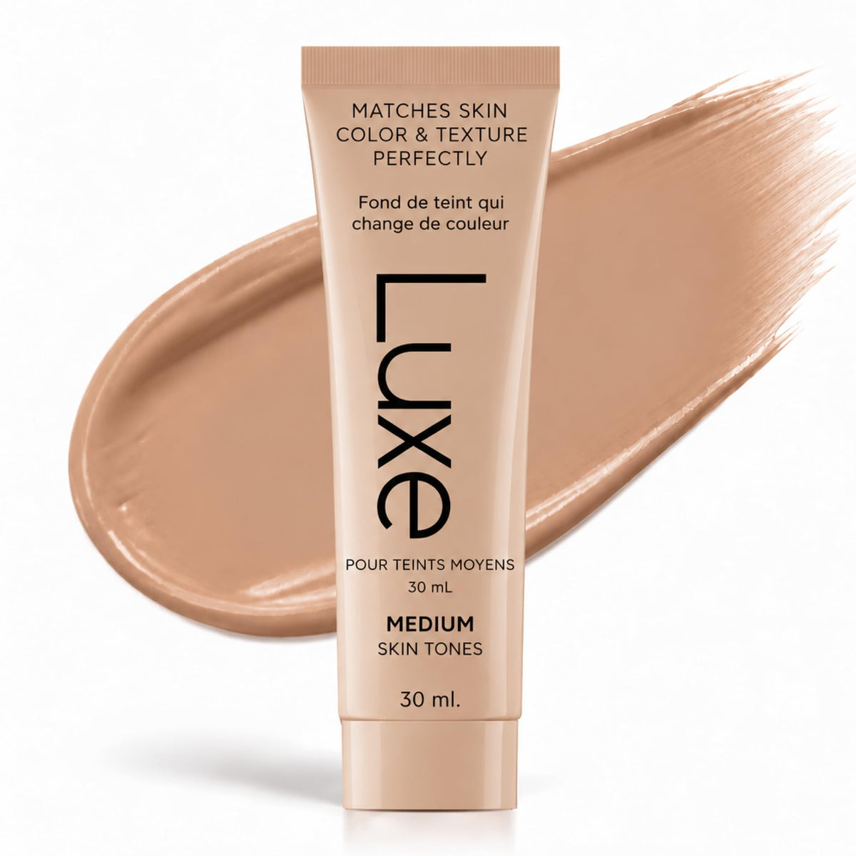Luxe Cosmetics Luxe Color Changing Foundation Light – close-up detail