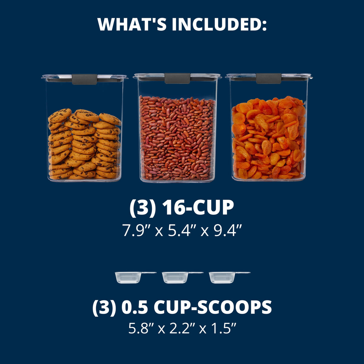 Rubbermaid Brilliance BPA Free Food Storage Containers with - Rubbermaid Official Imagery - 8