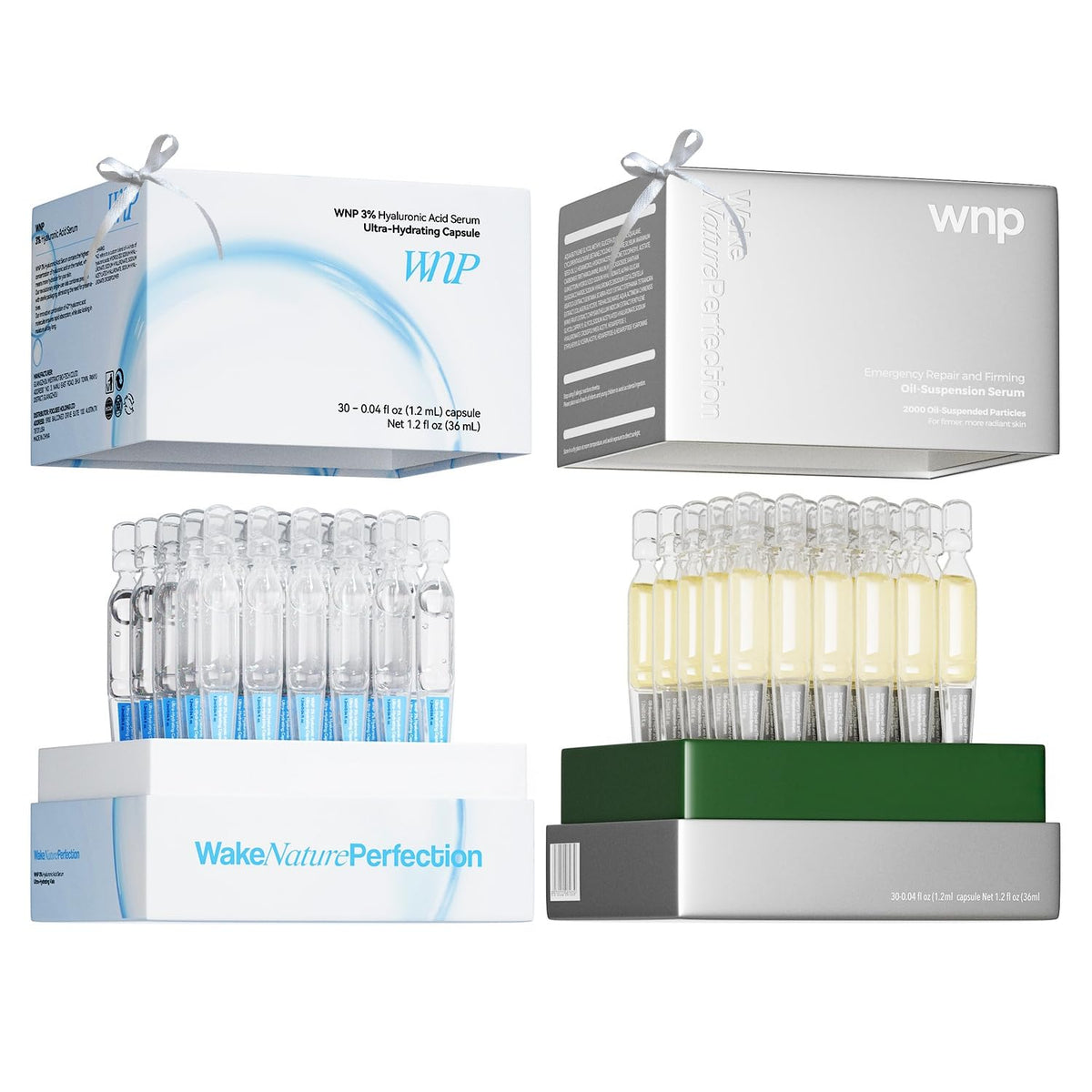WNP Hydrating Repair Serum Set 3 Hyaluronic Acid Collagen 60 - WNP Official Imagery - 2
