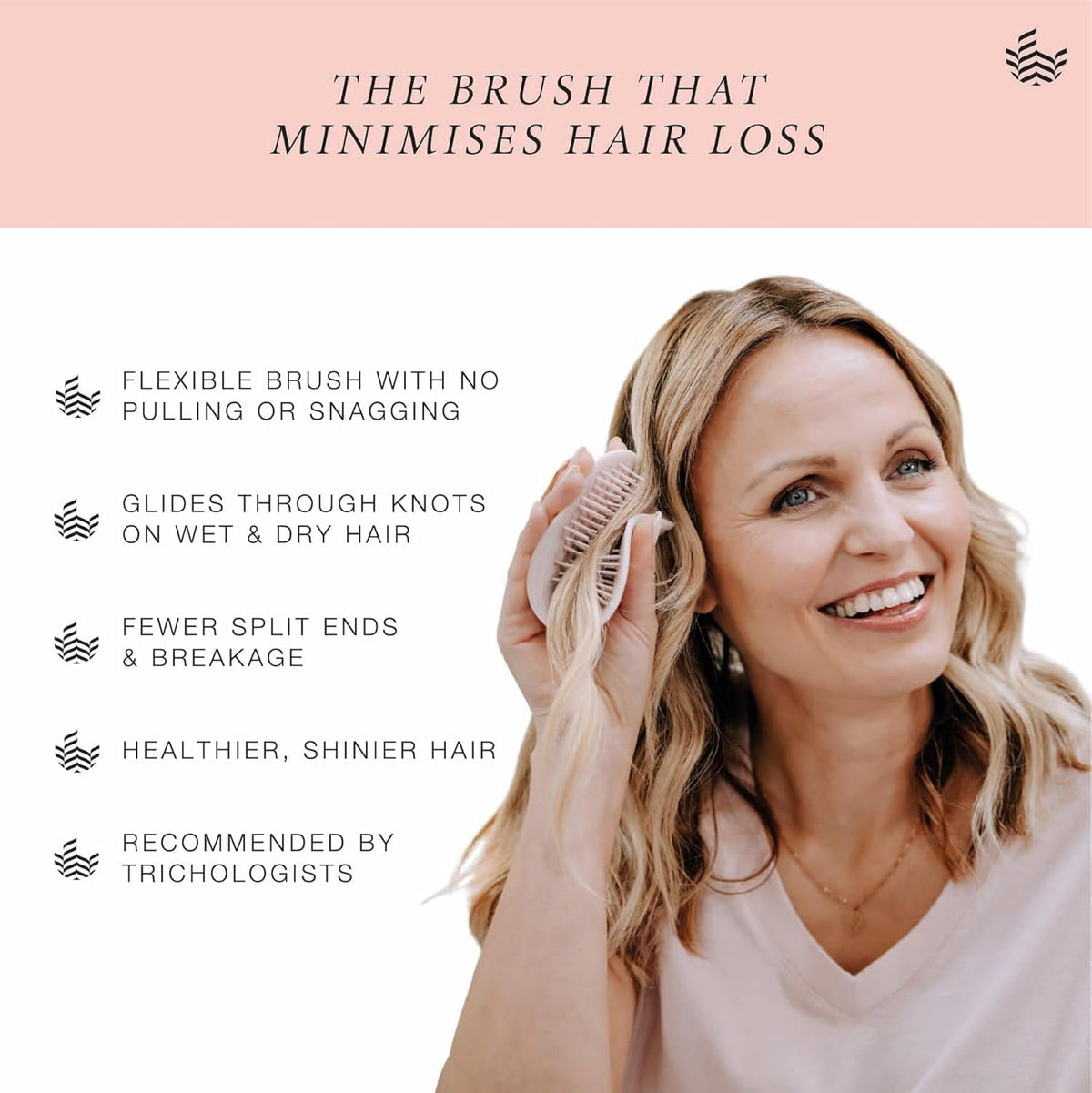 Manta Original Anti Breakage Hairbrush Gentle Detangling - MANTA Official Imagery - 3
