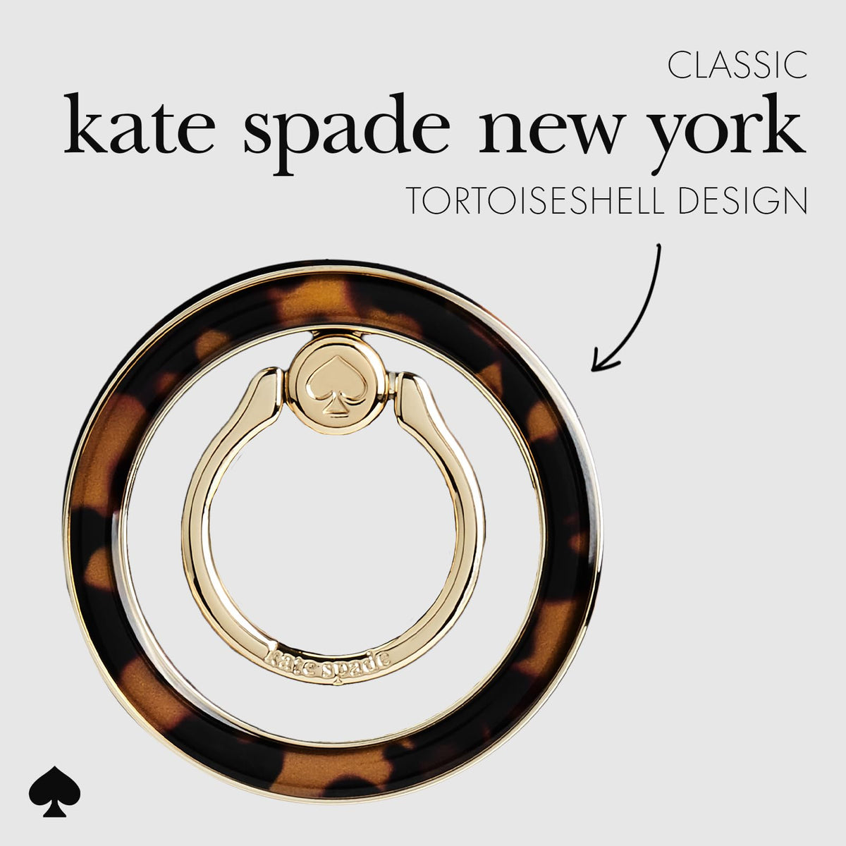 kate spade new york Magnetic Phone Ring Grip with Stand - Premium Selection Official Imagery - 3