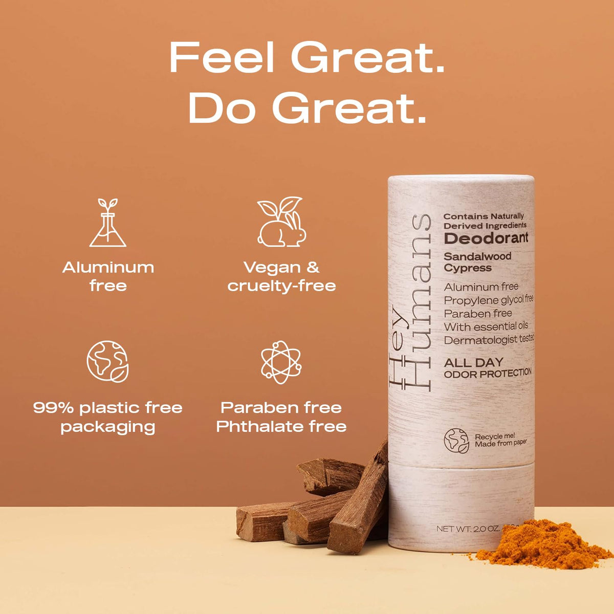 Hey Humans Deodorant Aluminum Free Deodorant for Women and - HEY HUMANS Official Imagery - 3