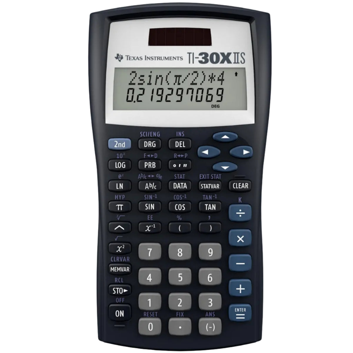 Premium Selection TI 30XIIS Scientific Calculator Texas Instruments Black – Black, Metal, Plastic, 2.2 inches