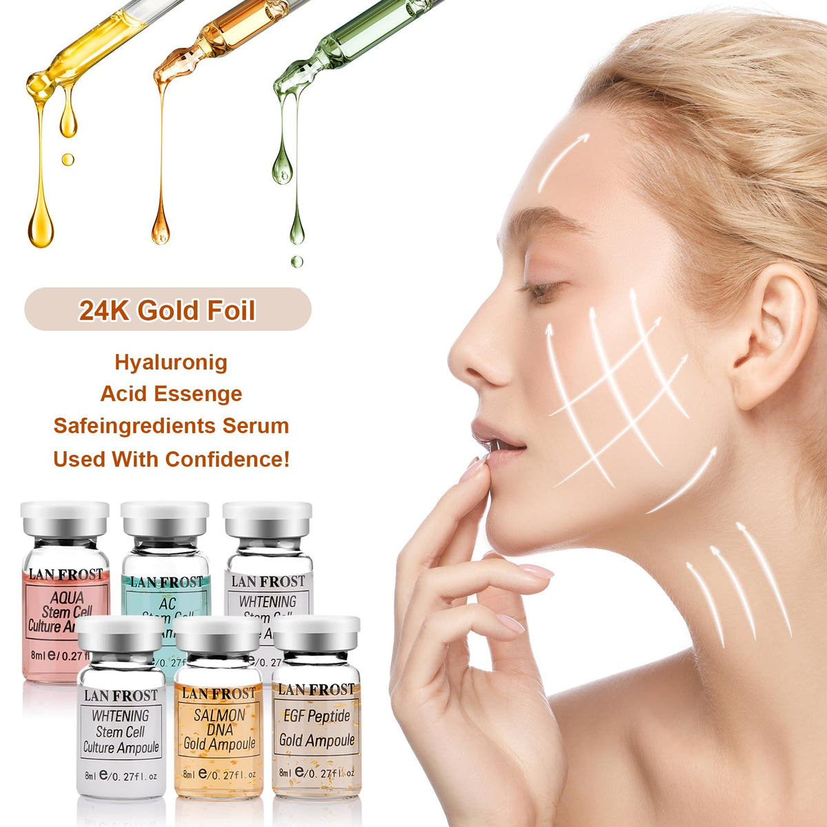 Facial Glow Starter Kit Serum Hyaluronic Acid Essence Skin - TRESSON Official Imagery - 3
