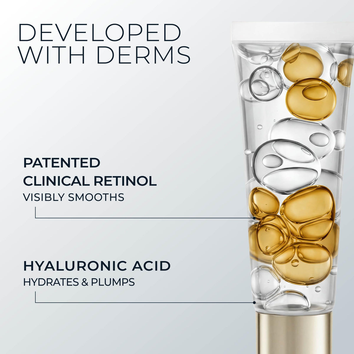 RoC Retinol Correxion Under Eye Cream for Dark Circles – back view and specifications