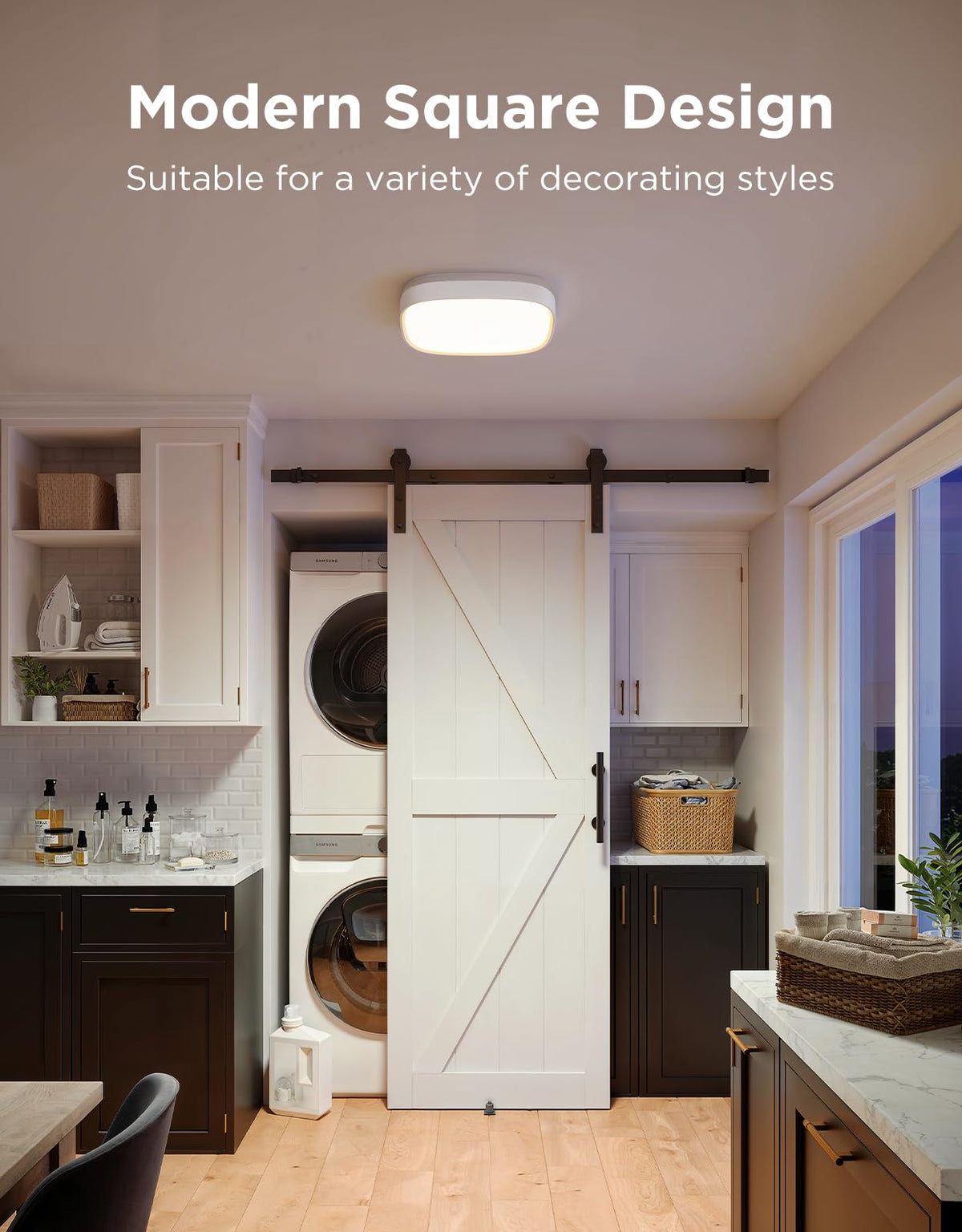 Govee Smart Ceiling Light RGBWW and RGBIC 2400LM 12 Inch - Premium Selection Official Imagery - 8