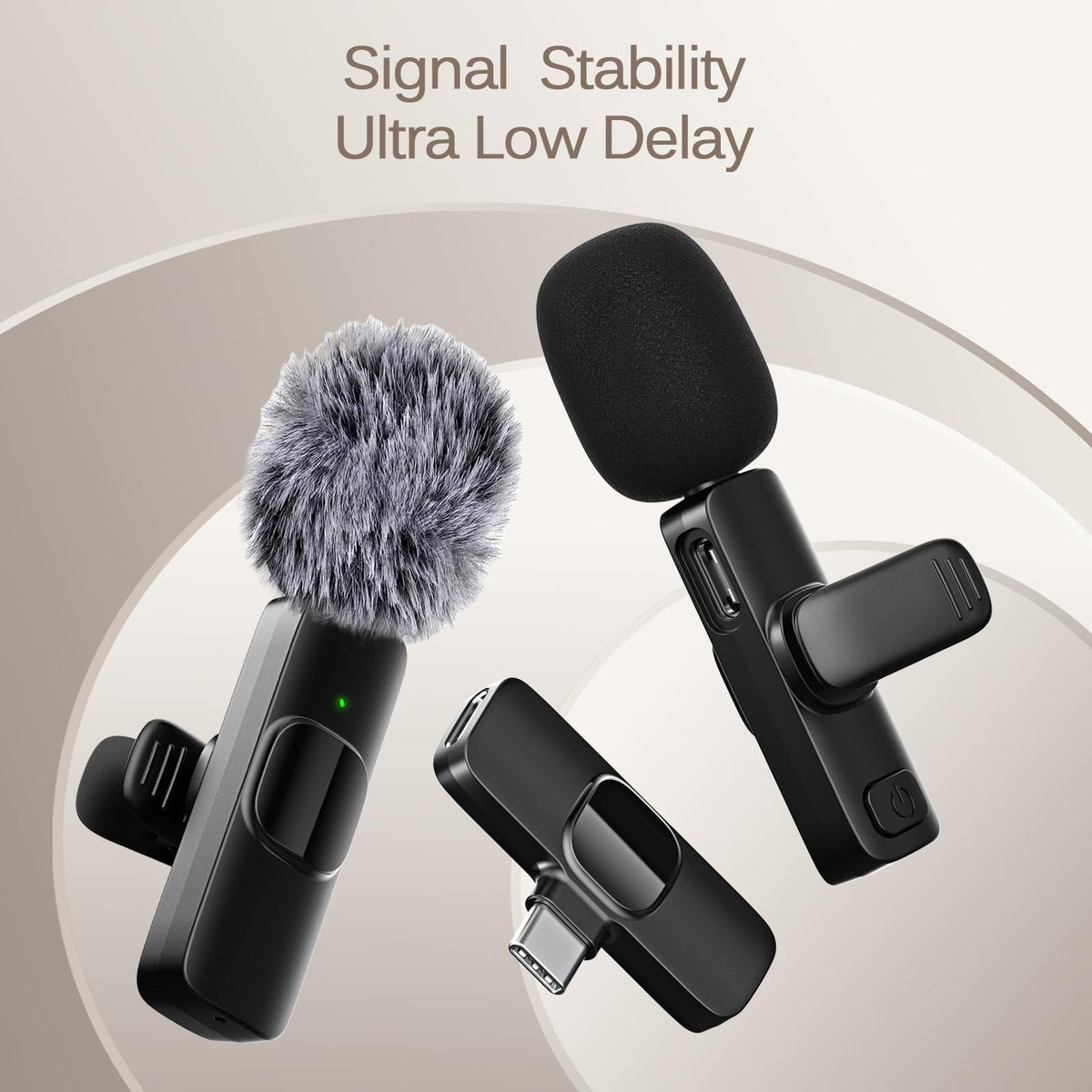 Labstandard Professional Wireless Lavalier Lapel Microphone – full view