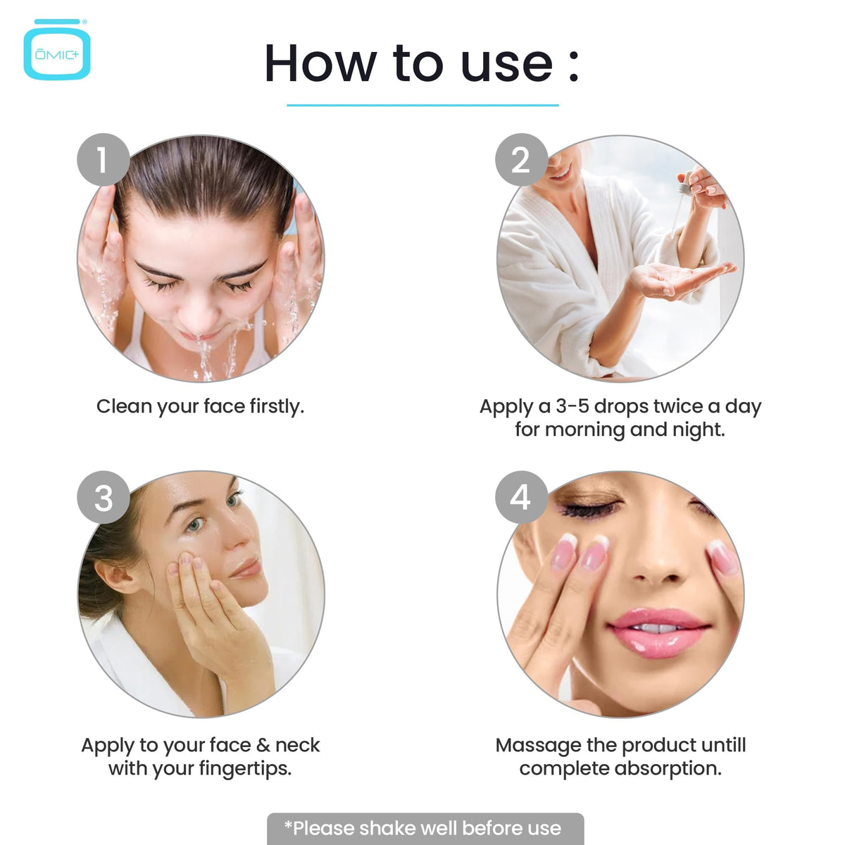 OMIC 10 Tranexamic Acid Serum for Face - OMIC Official Imagery - 3