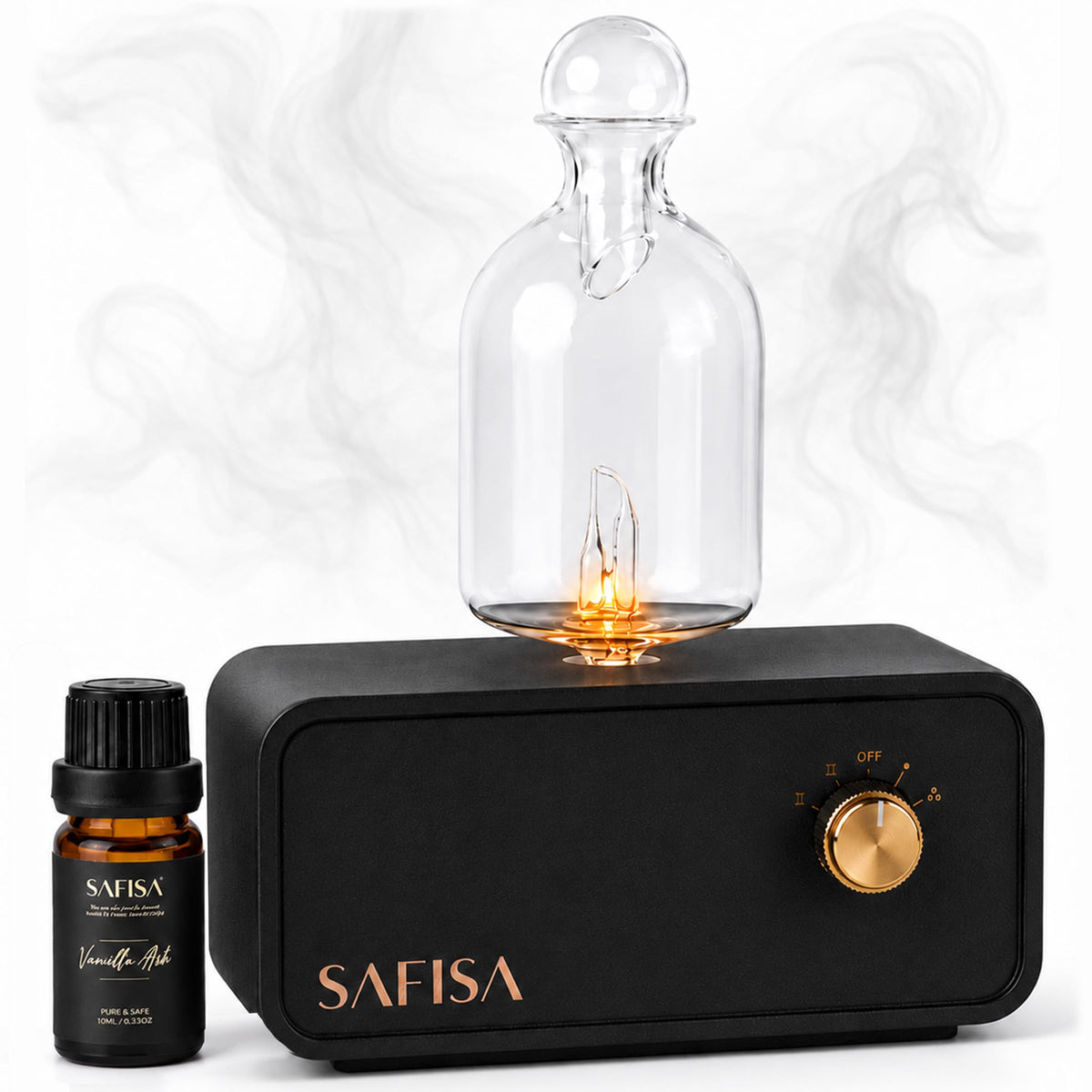 Nebulizing Waterless Essential Oil Diffuser 700 Sq Ft - SAFISA Official Imagery - 2