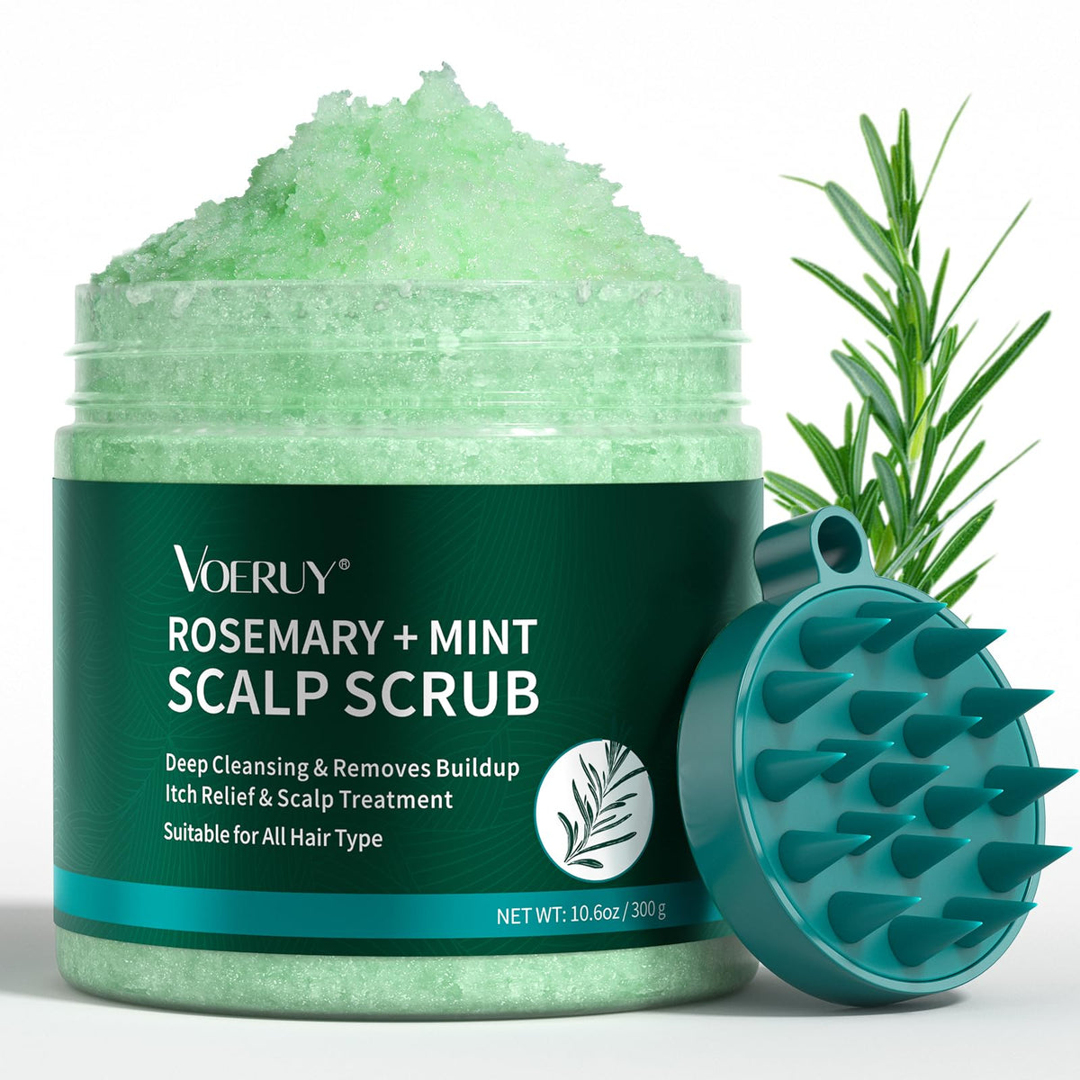 VOERUY Scalp Scrub Rosemary Scalp Exfoliator Scrub Shampoo 2 - VOERUY Official Imagery - 2