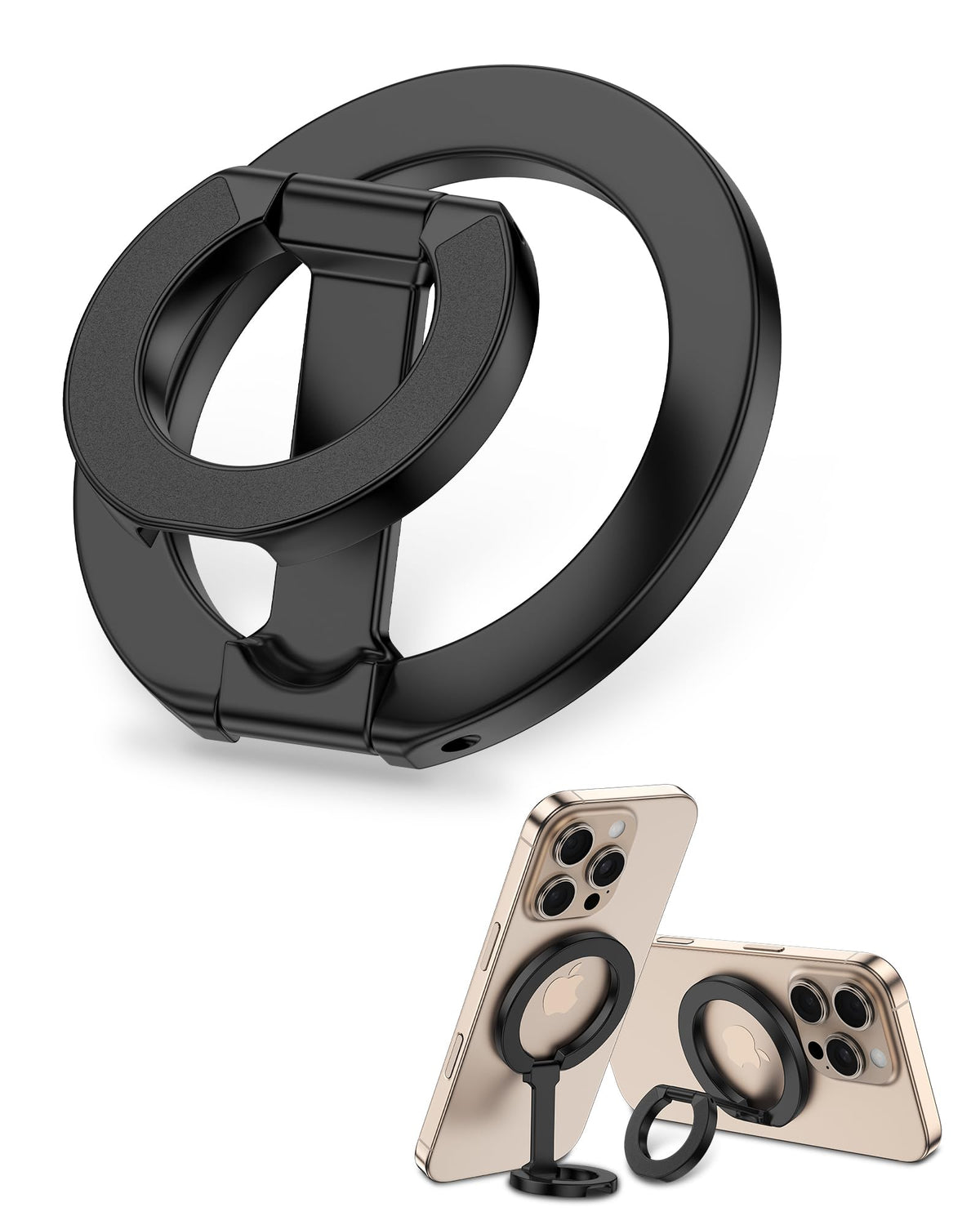 Bordsek MagSafe Phone Grip Holder Dual Sided Magnetic Finger Ring – product photo (Grips)