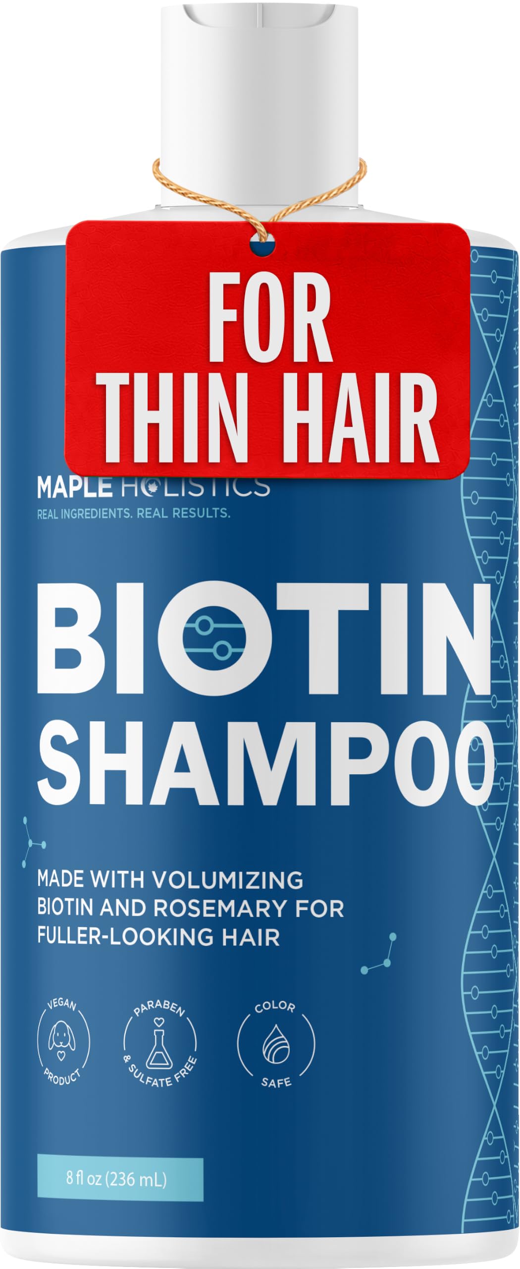 Rosemary and Biotin Shampoo for Thinning Hair - Maple Holistics Official Imagery - 2