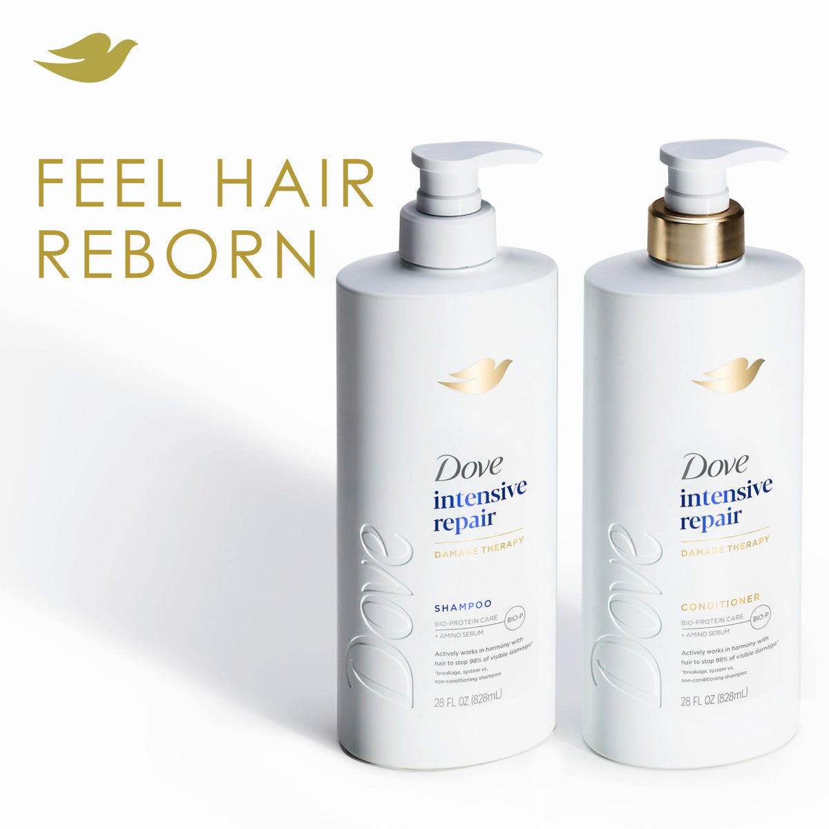 Dove Intensive Repair Conditioner for Damaged Hair Breakage – packaging and label