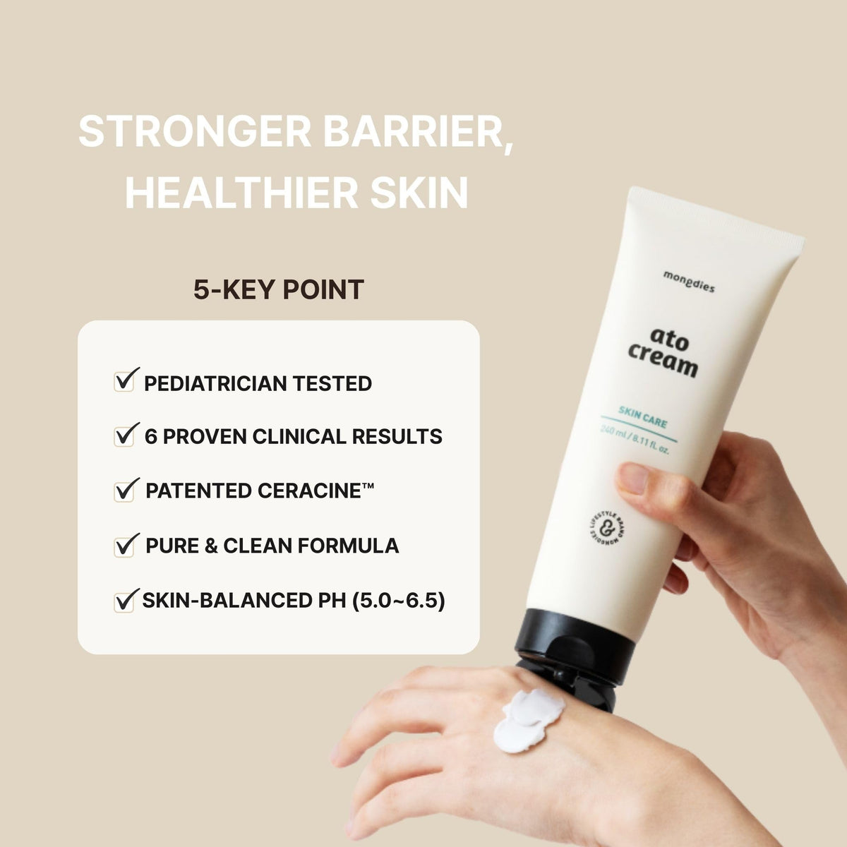 mongdies Baby Ato Cream - Mongdies Official Imagery - 4