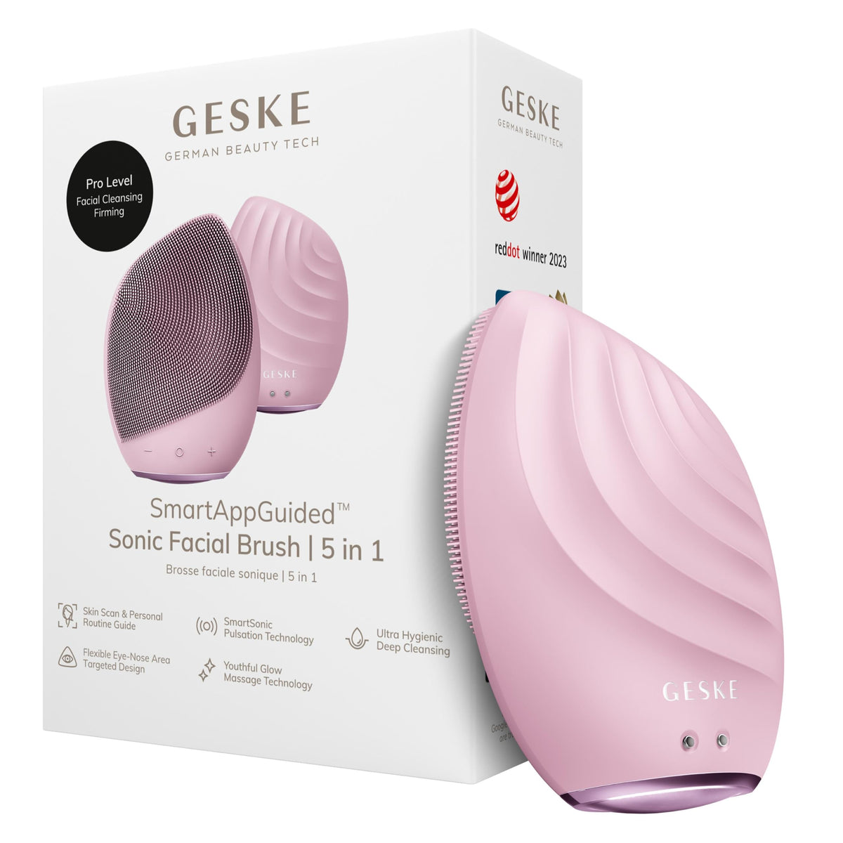 GESKE SmartAppGuided Sonic Facial Brush 5 in 1 - GESKE Official Imagery - 2