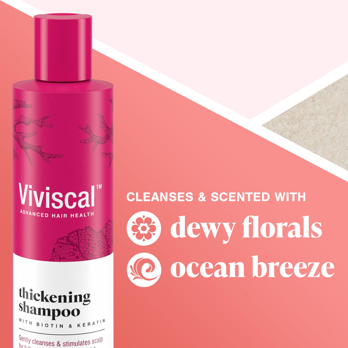 Viviscal Thickening Shampoo 8 45 Fl Oz – back view and specifications