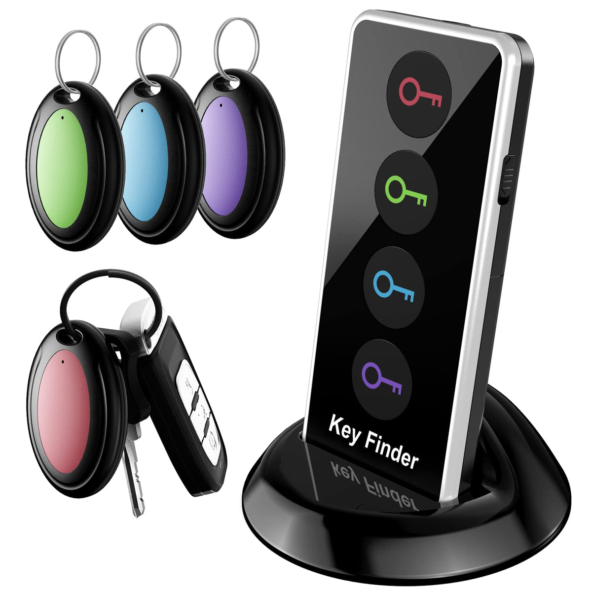 Jegoteer Lost Remote Finder Remote Control Finder Locator with LED – product photo (Item Finders)